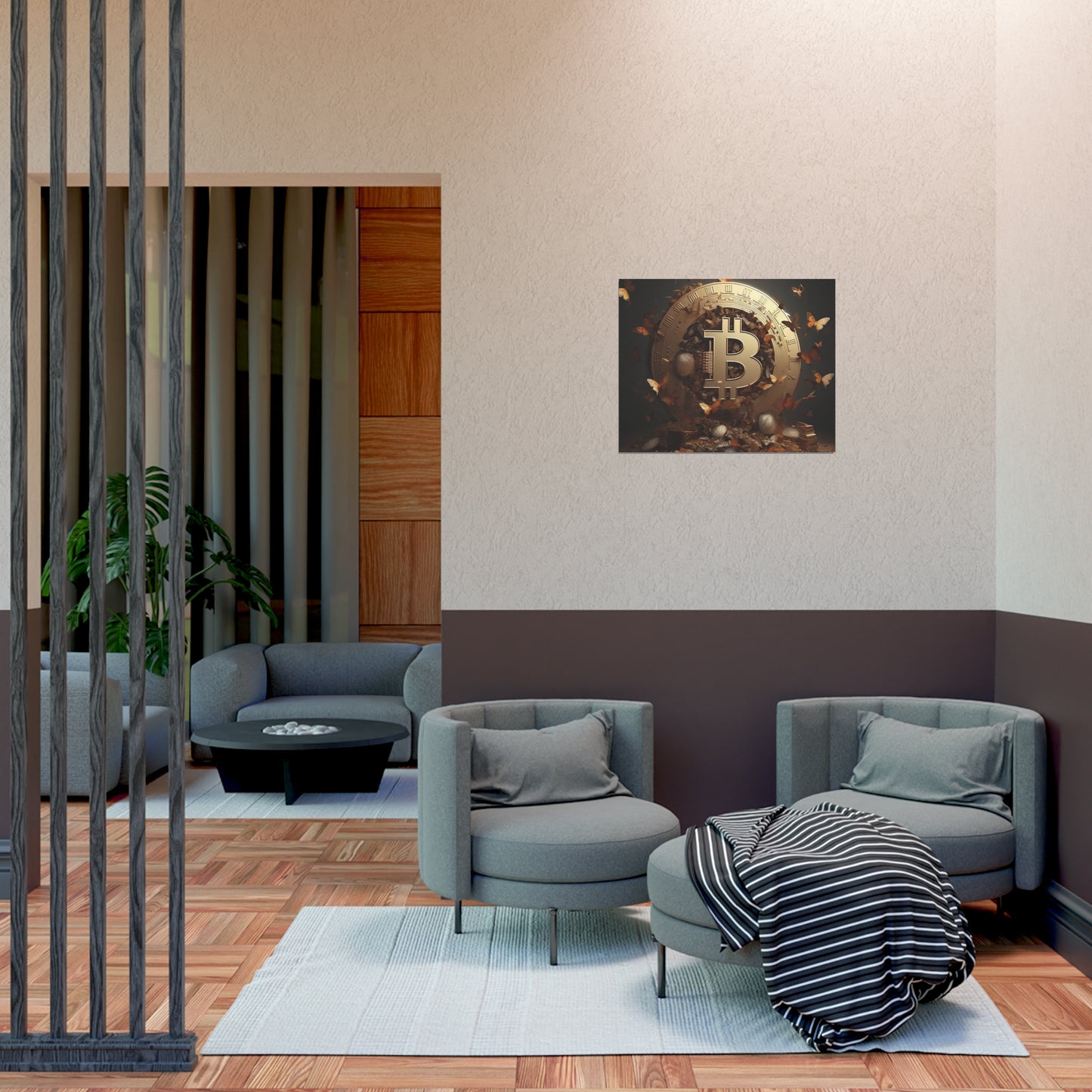 Bitcoin Metamorphosis Poster