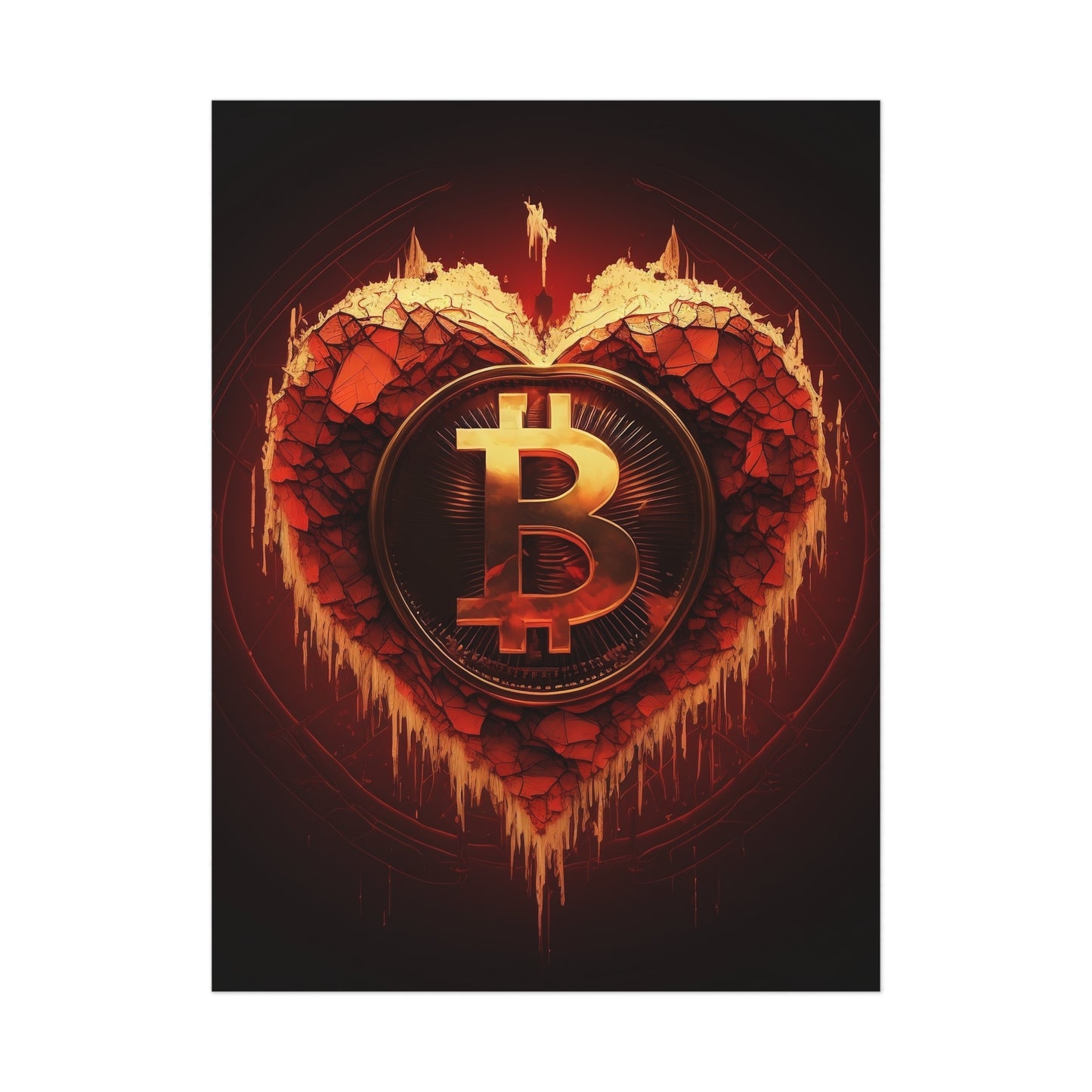 Love Bitcoin Poster