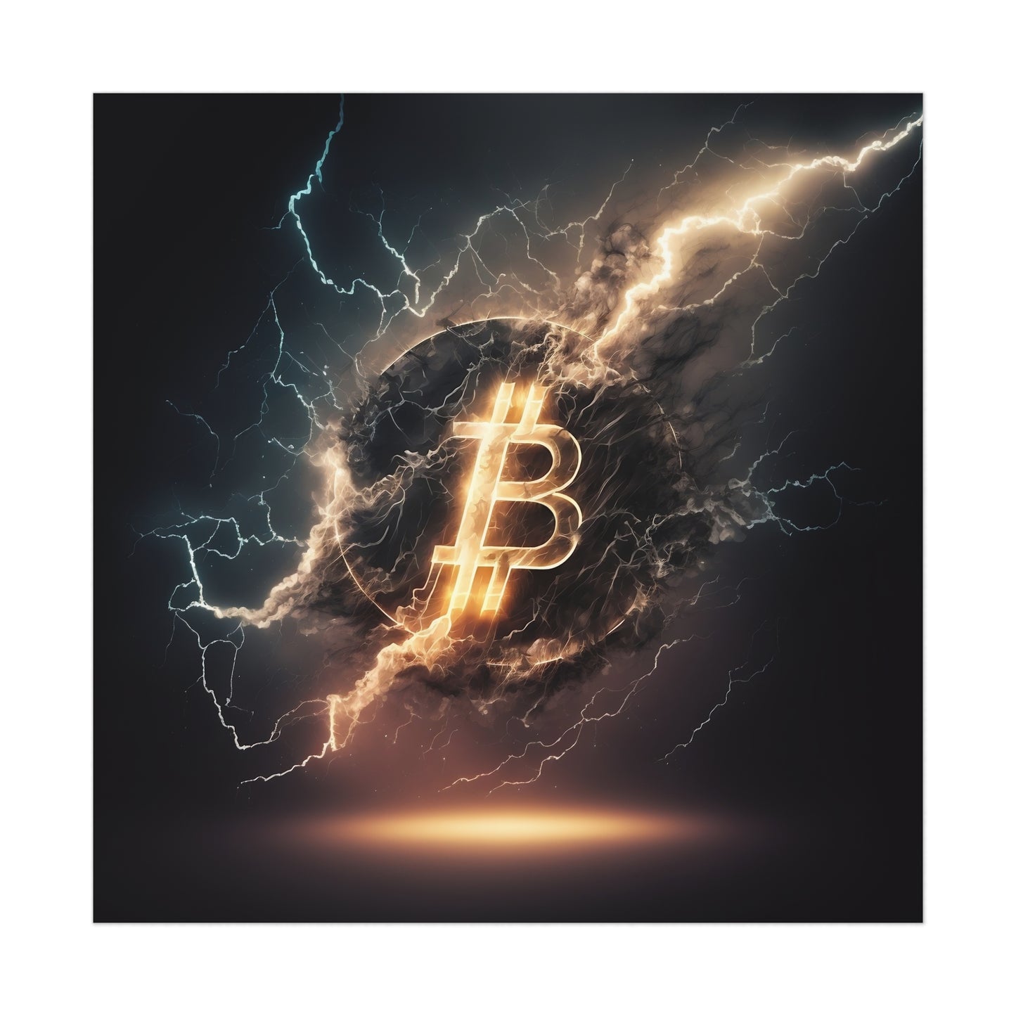 Bitcoin Lightning Poster
