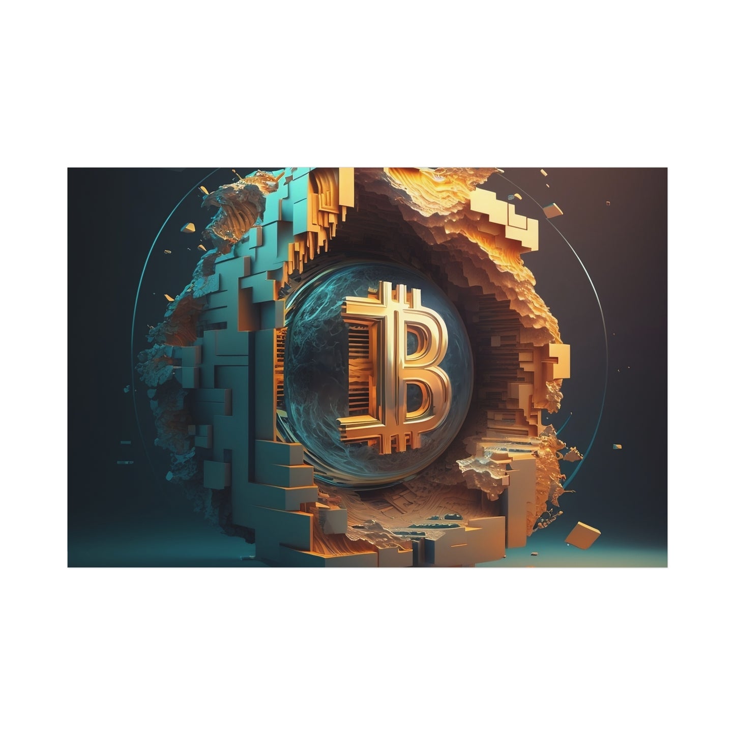4th Sphere of Bitcoin Poster