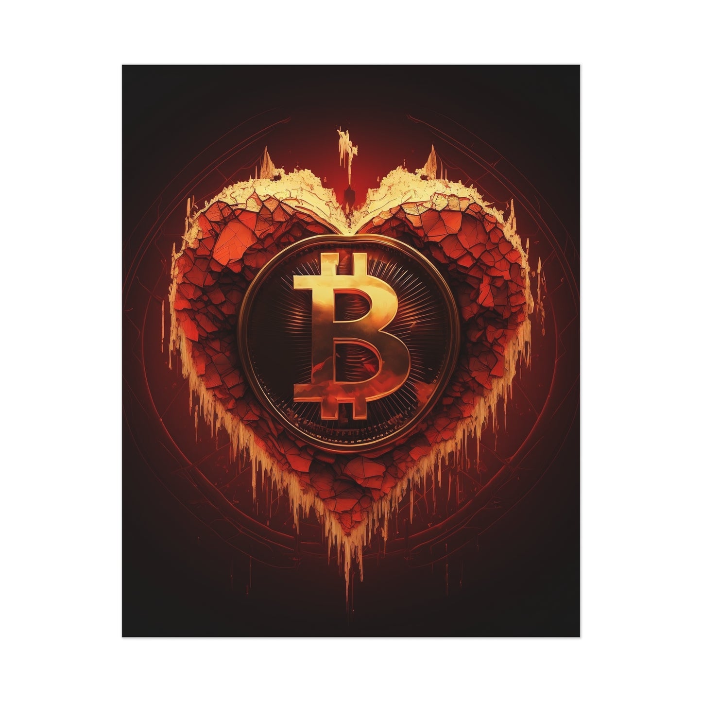 Love Bitcoin Poster