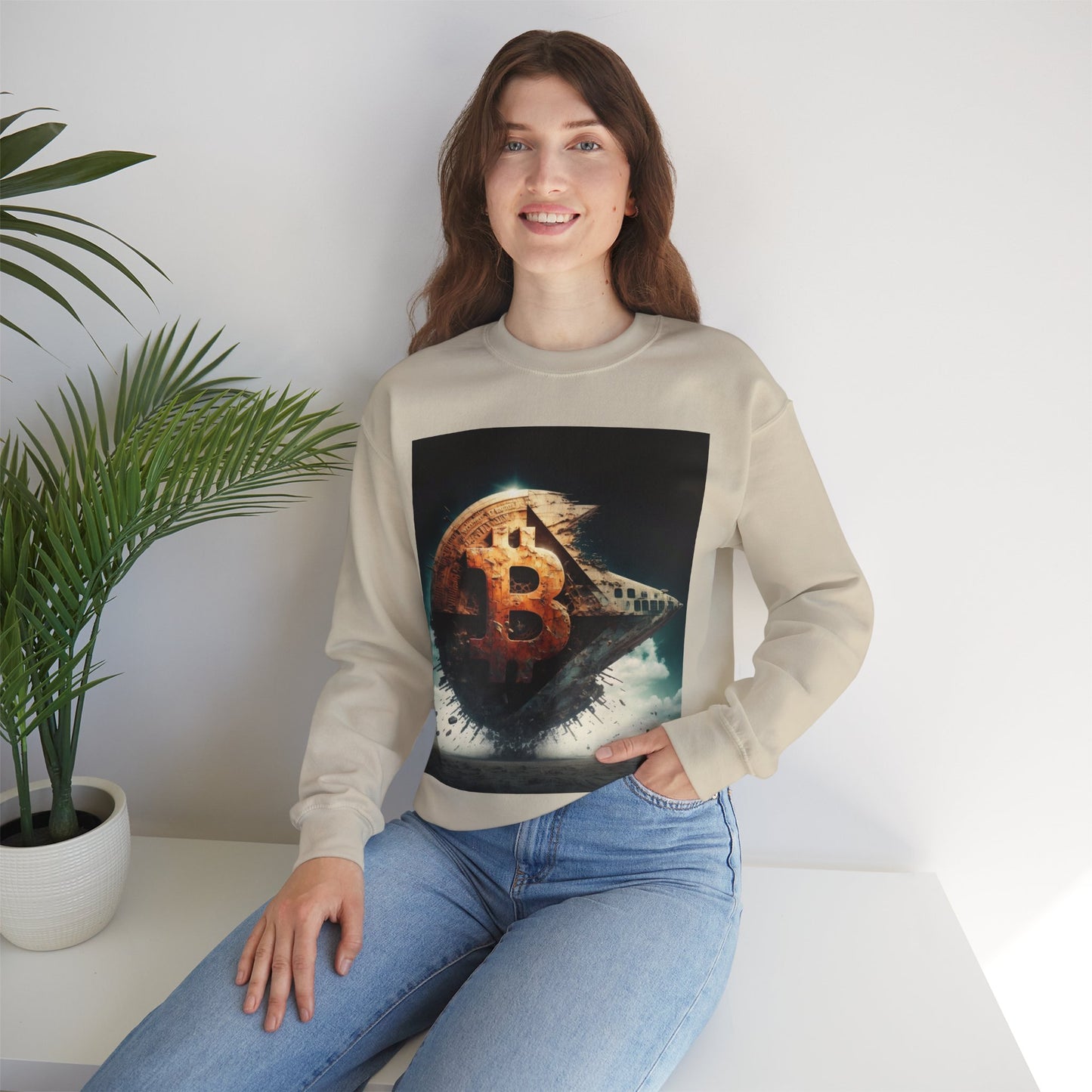 Bitcoin Starship Sweater