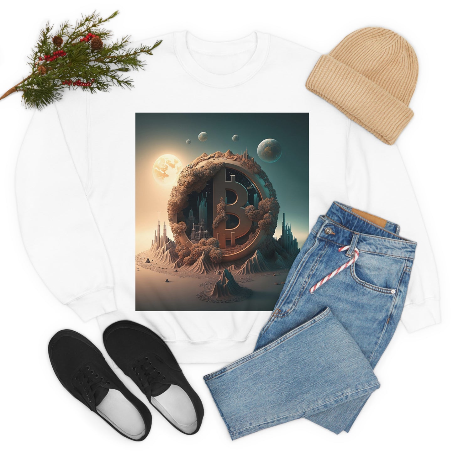 4th Globe of Bitcoin Sweater