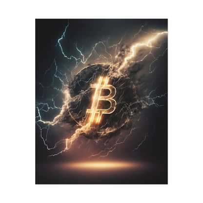 Bitcoin Lightning Poster
