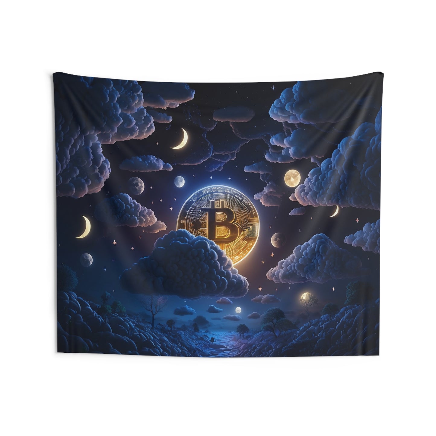 Dreaming of Bitcoin Wall Tapestry