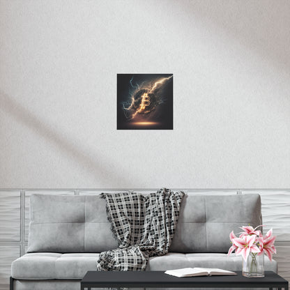 Bitcoin Lightning Poster