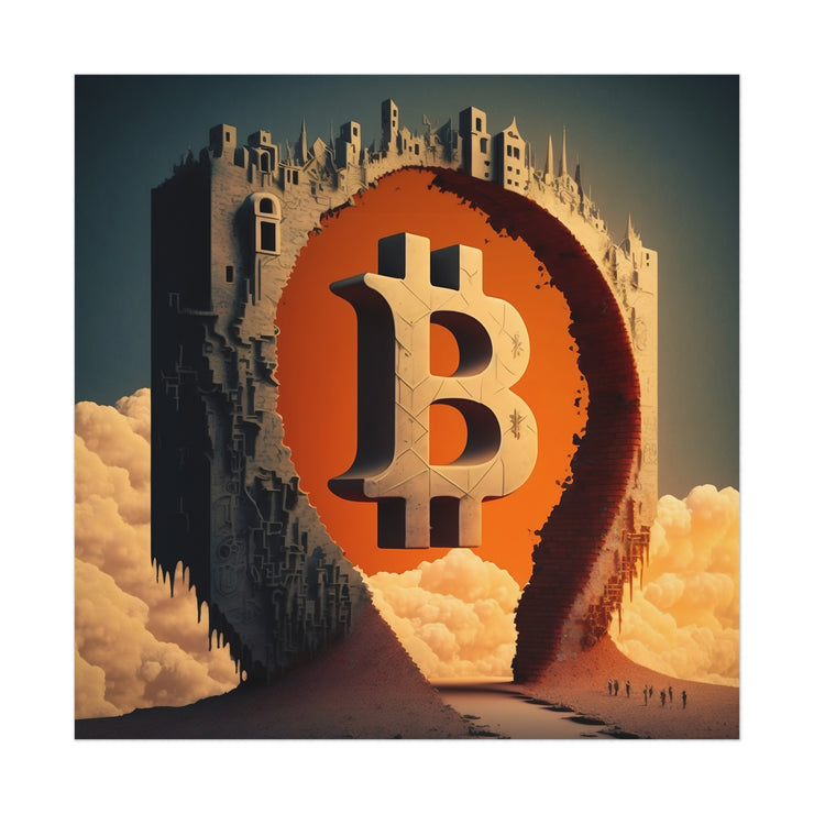 Walled City of Bitcoin Poster