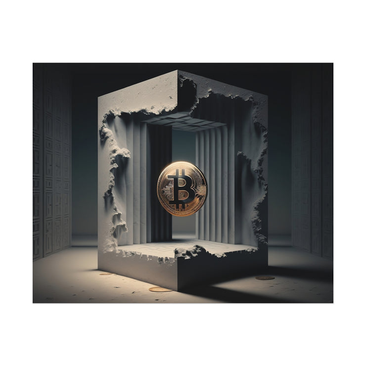 4th Tesseract of Bitcoin Poster