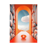 Orange Pill Archway Poster