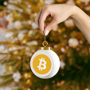 Bitcoin Christmas Ornament