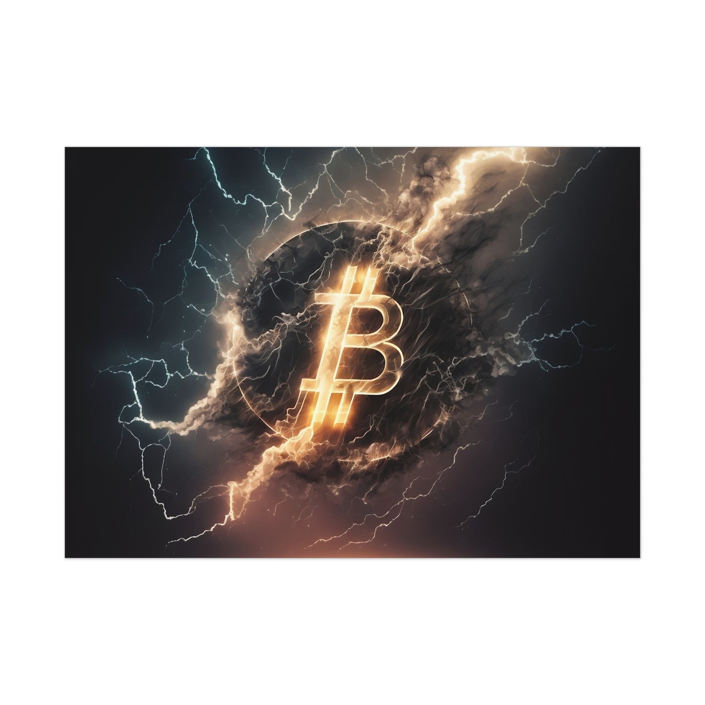 Bitcoin Lightning Poster