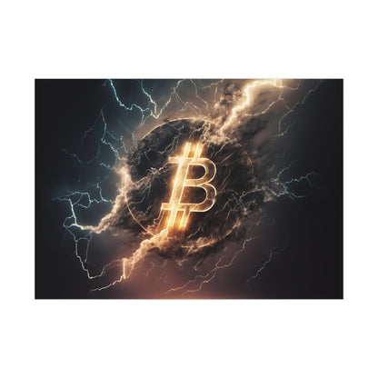Bitcoin Lightning Poster