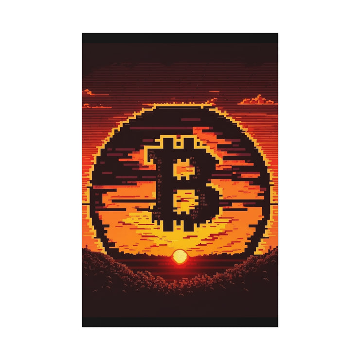 8 BitsCoin Poster