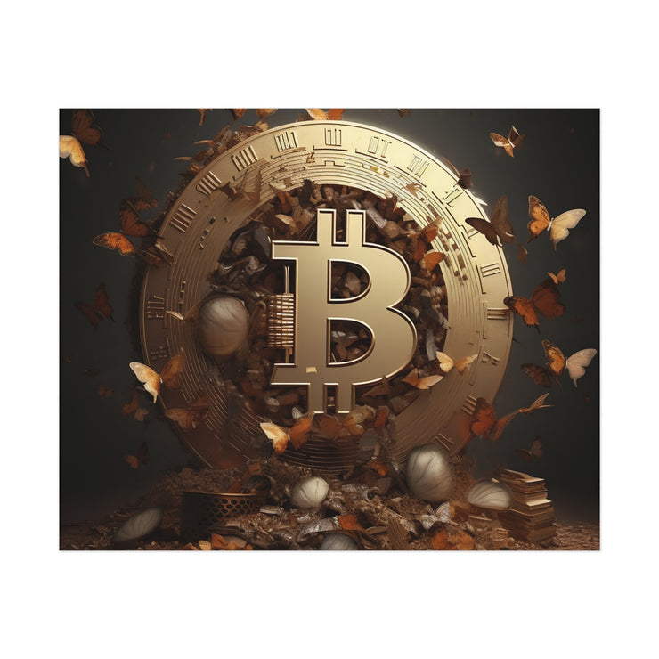 Bitcoin Metamorphosis Poster