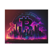 Bitcoin Night City Poster