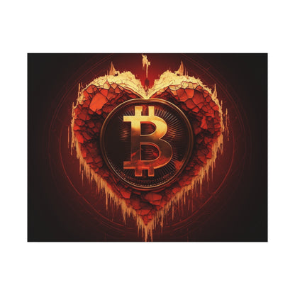 Love Bitcoin Poster