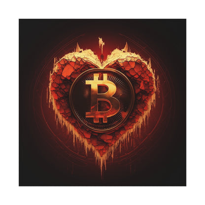 Love Bitcoin Poster