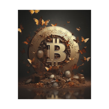 Bitcoin Metamorphosis Poster