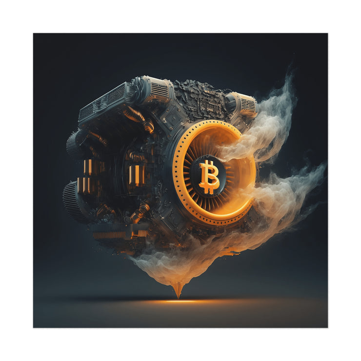 Bitcoin Engine Poster