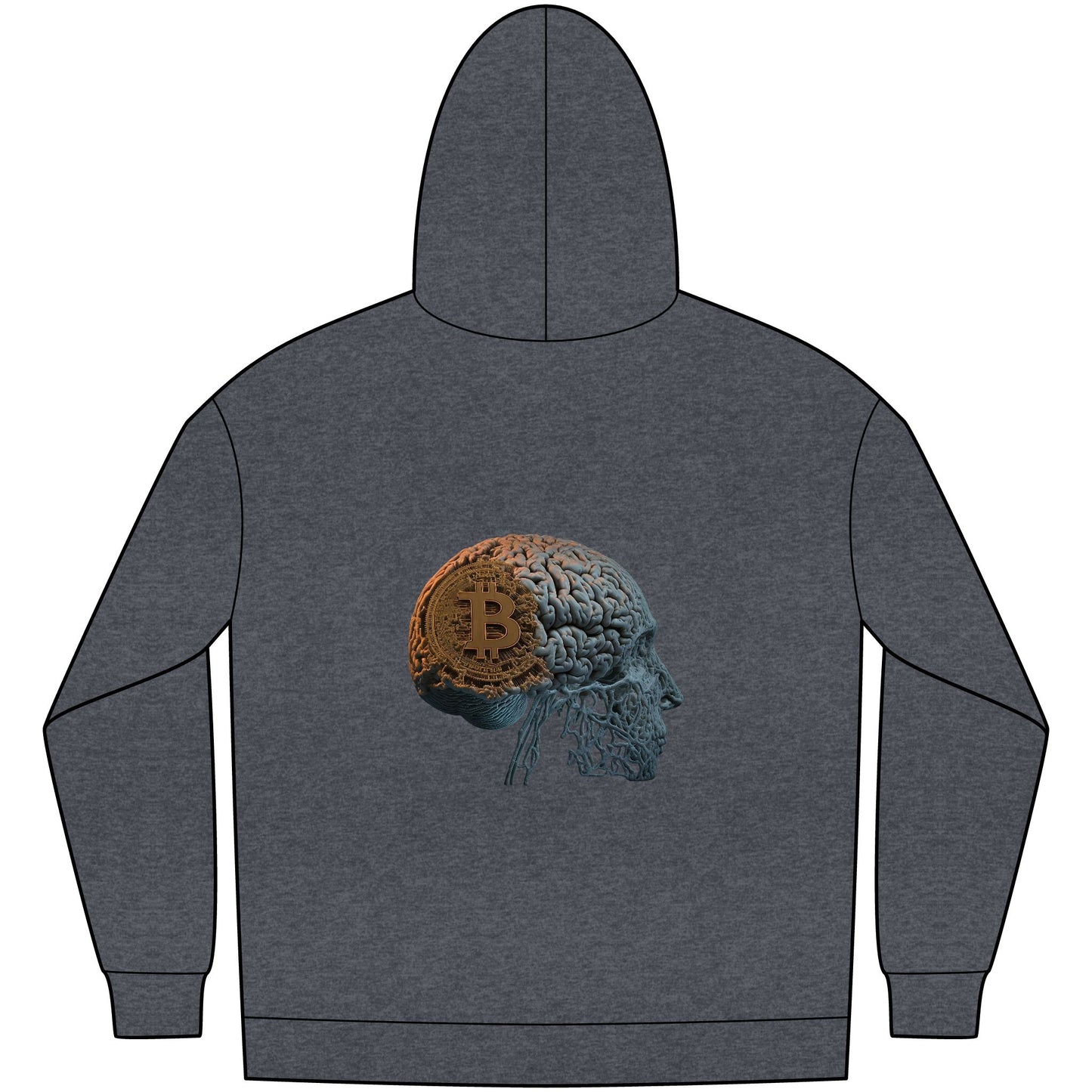 Bitcoin Brain Hoodie - By District
