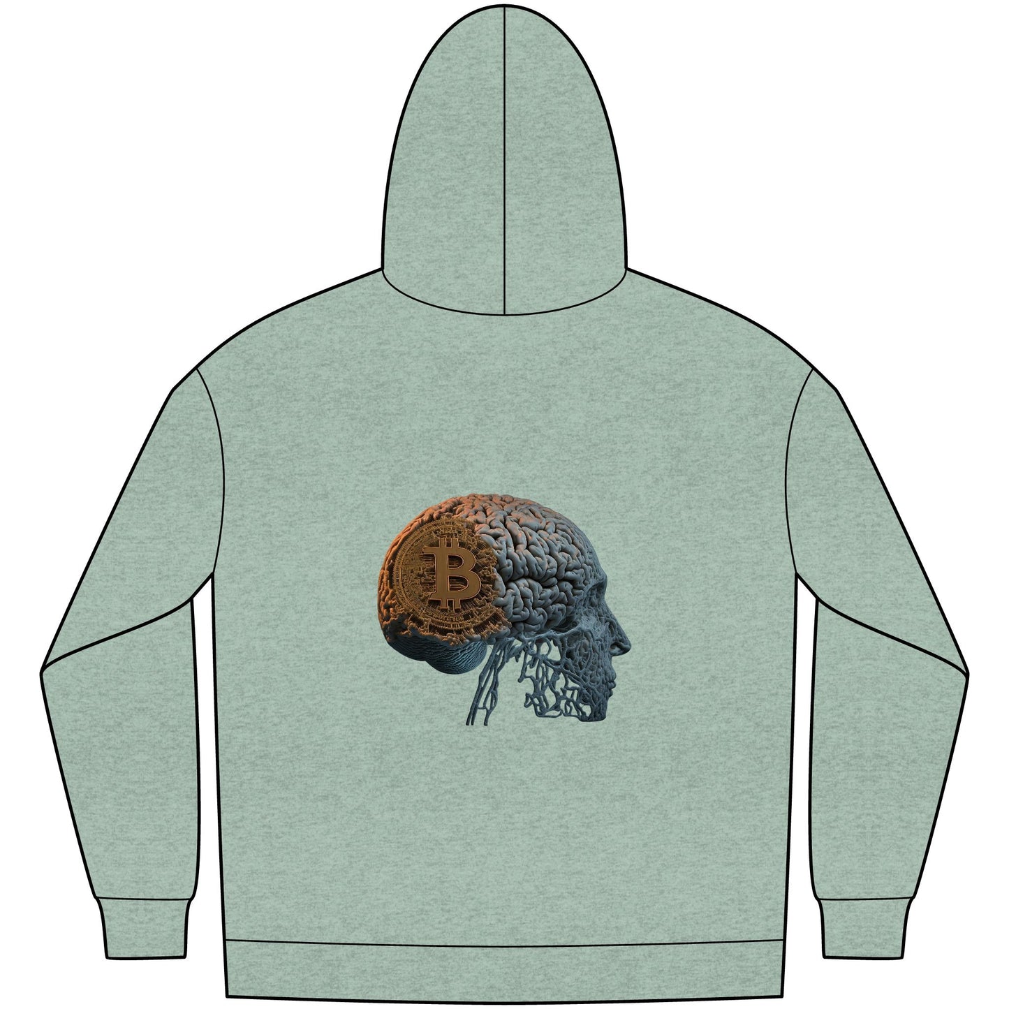 Bitcoin Brain Hoodie - By District