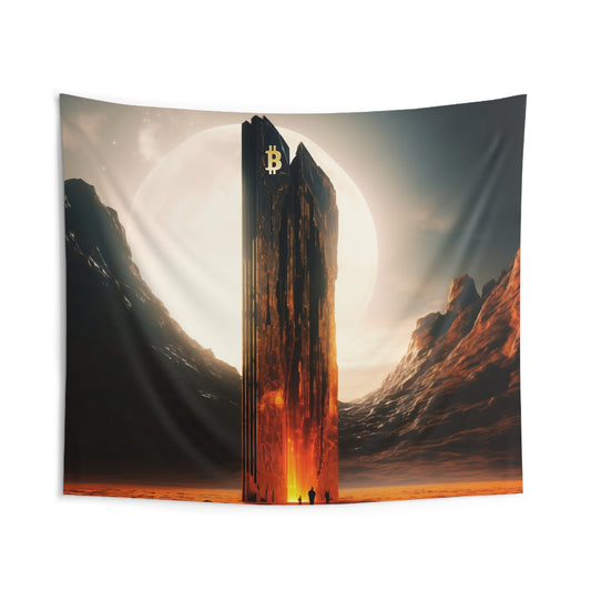 Martian Monolith Wall Tapestry