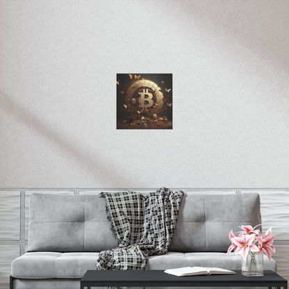Bitcoin Metamorphosis Poster