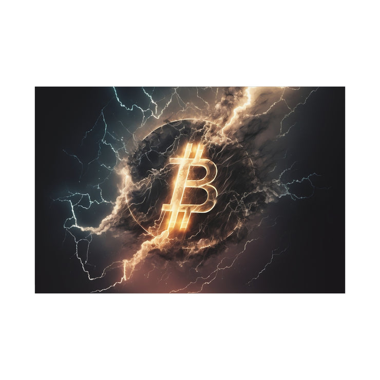 Bitcoin Lightning Poster