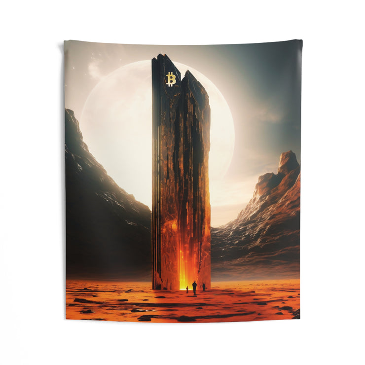 Martian Monolith Wall Tapestry