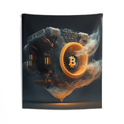 Bitcoin Engine Wall Tapestry