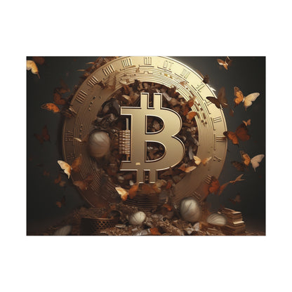 Bitcoin Metamorphosis Poster