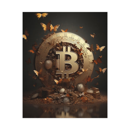 Bitcoin Metamorphosis Poster