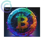 21 Million Colors Of Bitcoin Poster 11 X 9 (Horizontal) / Uncoated
