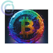 21 Million Colors Of Bitcoin Poster 14 X 11 (Horizontal) / Uncoated