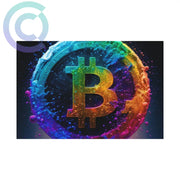 21 Million Colors Of Bitcoin Poster 18 X 12 (Horizontal) / Uncoated