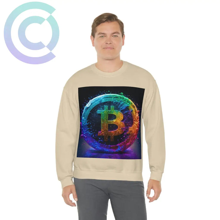 21 Million Colors Of Bitcoin Sweatshirt