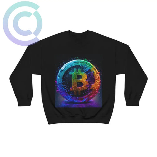 21 Million Colors Of Bitcoin Sweatshirt S / Black