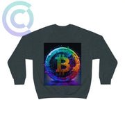 21 Million Colors Of Bitcoin Sweatshirt S / Dark Heather