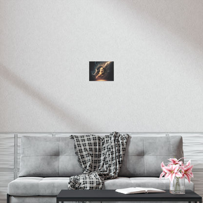 Bitcoin Lightning Poster