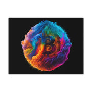 Bitcoin Swirls Poster