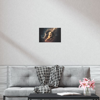 Bitcoin Lightning Poster