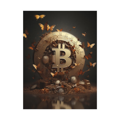 Bitcoin Metamorphosis Poster