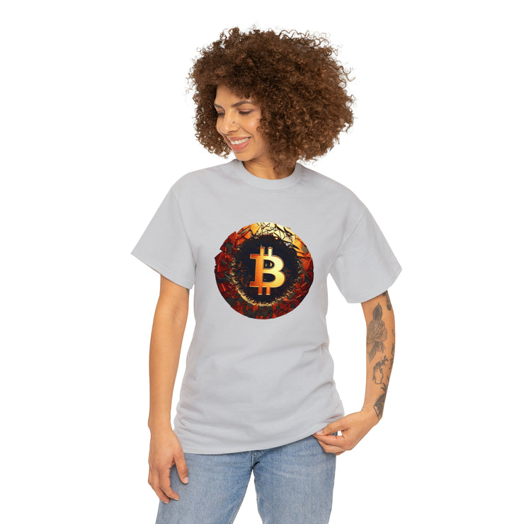 Bitcoin Jagged Magma Tshirt