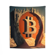 Walled City of Bitcoin Wall Tapestry