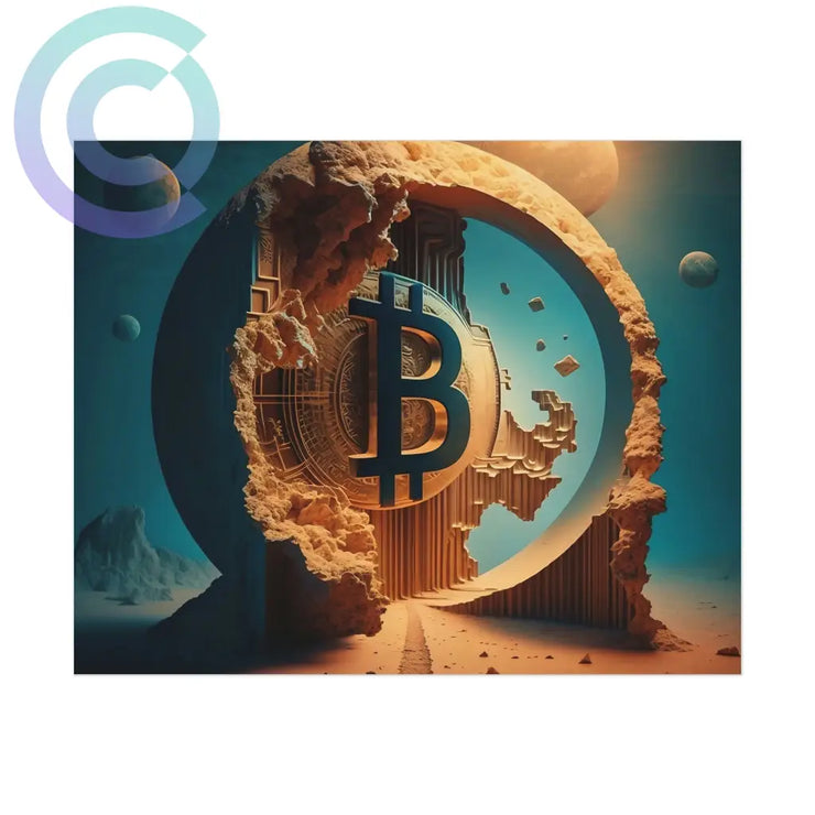 4Th Arch Of Bitcoin Poster 10 X 8 (Horizontal) / Uncoated