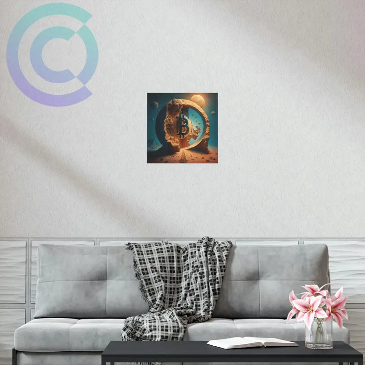 4Th Arch Of Bitcoin Poster