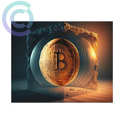 4Th Dimension Of Bitcoin Poster 10 X 8 (Horizontal) / Uncoated