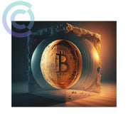 4Th Dimension Of Bitcoin Poster 11 X 9 (Horizontal) / Uncoated