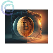 4Th Dimension Of Bitcoin Poster 14 X 11 (Horizontal) / Uncoated