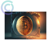 4Th Dimension Of Bitcoin Poster 18 X 12 (Horizontal) / Uncoated